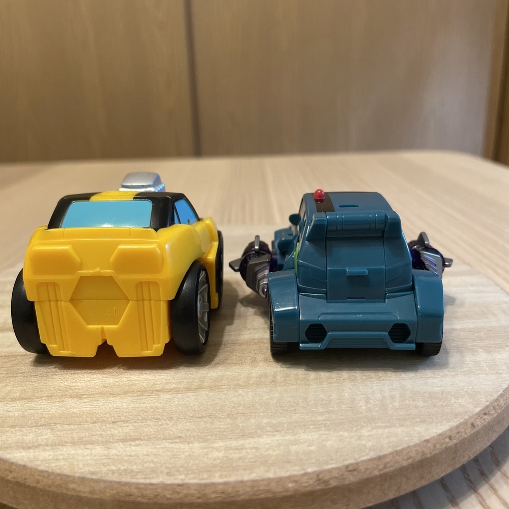 Transformers Lot 2 Bumblebee Rescue Bots Flip Racers + Takara Tomy Waspinator - Picture 5 of 7